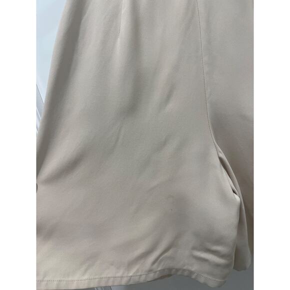 Giorgio Armani Vintage High Waist Cream Long Shorts Sz 4 - Picture 7 of 7